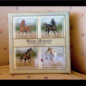 Revelations Set of 4 Wild Horses Coasters
